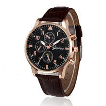 Load image into Gallery viewer, Retro Design Mens Watches Leather Band Quartz