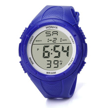 Load image into Gallery viewer, sanwony Men LED Digital Alarm Sport Watch