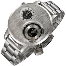 Load image into Gallery viewer, New Mens Stainless Steel Date Military Sport Quartz
