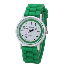 Load image into Gallery viewer, Geneva Roman Numerals Silicone Jelly Gel Quartz