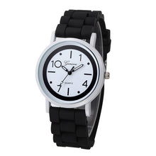 Load image into Gallery viewer, Geneva Roman Numerals Silicone Jelly Gel Quartz