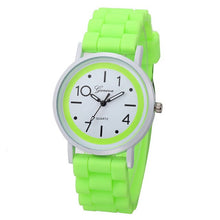 Load image into Gallery viewer, Geneva Roman Numerals Silicone Jelly Gel Quartz