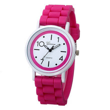 Load image into Gallery viewer, Geneva Roman Numerals Silicone Jelly Gel Quartz