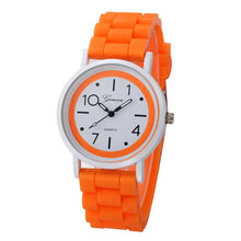 Load image into Gallery viewer, Geneva Roman Numerals Silicone Jelly Gel Quartz