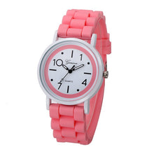 Load image into Gallery viewer, Geneva Roman Numerals Silicone Jelly Gel Quartz
