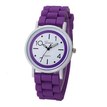 Load image into Gallery viewer, Geneva Roman Numerals Silicone Jelly Gel Quartz