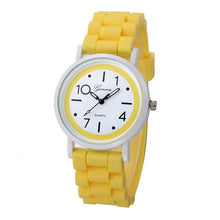 Load image into Gallery viewer, Geneva Roman Numerals Silicone Jelly Gel Quartz